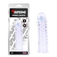 Funda para pene con textura+2,5cm RealMe CHISA CN-371648785