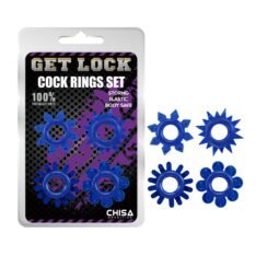 Kit 4 anillo para pene GetLock CHISA CN-330358236