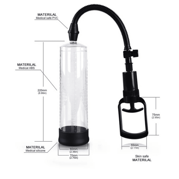 Bomba de vacío para pene Pump Men A17002 - Imagen 2