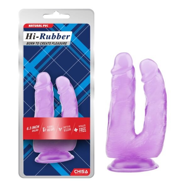 Dildo doble Joon D. Hi-Rubber 18-16 cm CHISA CN-711914371