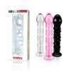 Plug anal GlassRomance LOVETOY GS02bk - Imagen 3