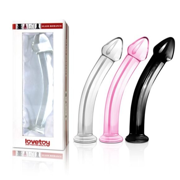 Plug anal GlassRomance LOVETOY GS03bk - Imagen 3