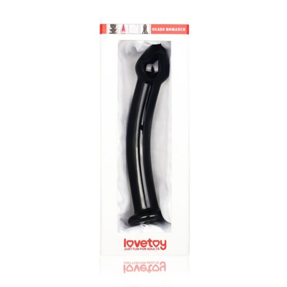 Plug anal GlassRomance LOVETOY GS03bk - Imagen 2