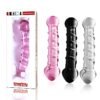 Dildo GlassRomance LOVETOY GS05bk - Imagen 3