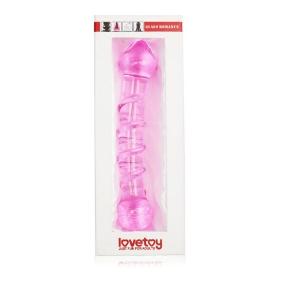 Dildo GlassRomance LOVETOY GS05pk - Imagen 2