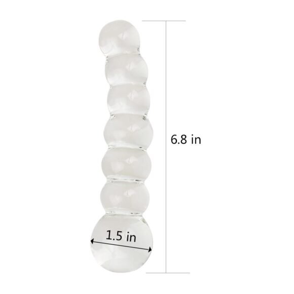 Dildo GlassRomance LOVETOY GS09C - Imagen 3