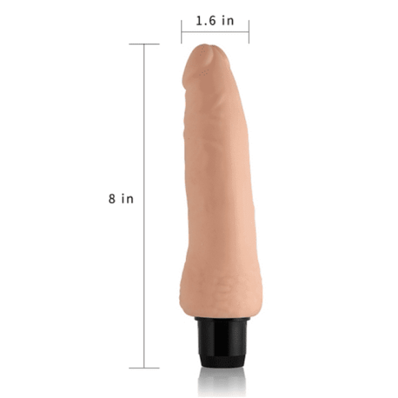Dildo vibrador Real Feel 20cm LOVETOY LV1002 - Imagen 2