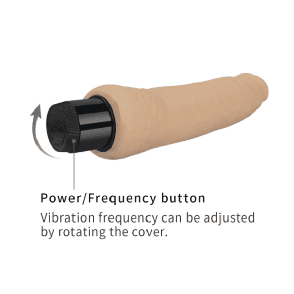 Dildo vibrador Real Feel 20cm LOVETOY LV1002 - Imagen 3