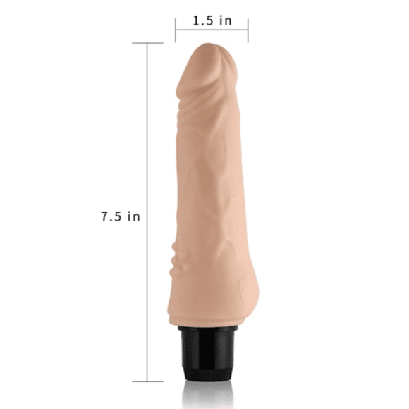 Dildo vibrador Real Feel 18cm LOVETOY LV1004 - Imagen 2