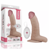 Dildo vibrador a control The Ultra Soft Dude 20cm LOVETOY LV1095