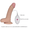 Dildo vibrador a control The Ultra Soft Dude 20cm LOVETOY LV1095 - Imagen 3