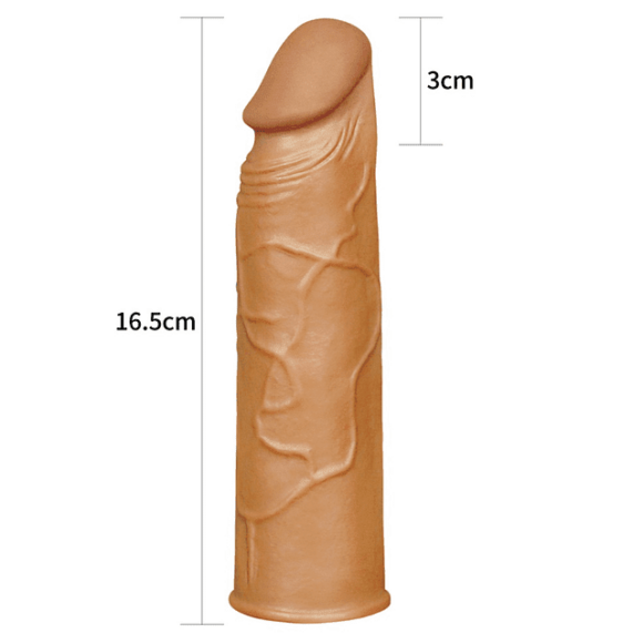 Funda para pene X-Tender +3cm LOVETOY LV1050B - Imagen 2