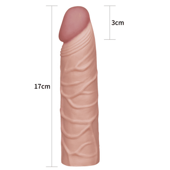 Funda para pene X-Tender +3cm LOVETOY LV1051F - Imagen 6