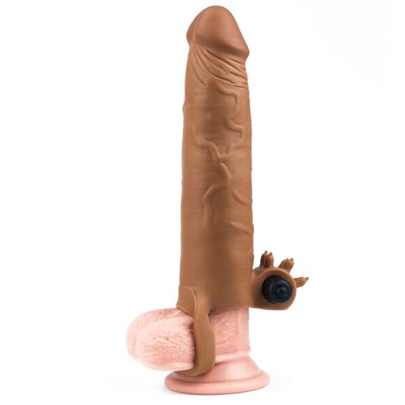 Funda para pene vibradora X-Tender +4,5cm LOVETOY LV1065B - Imagen 5