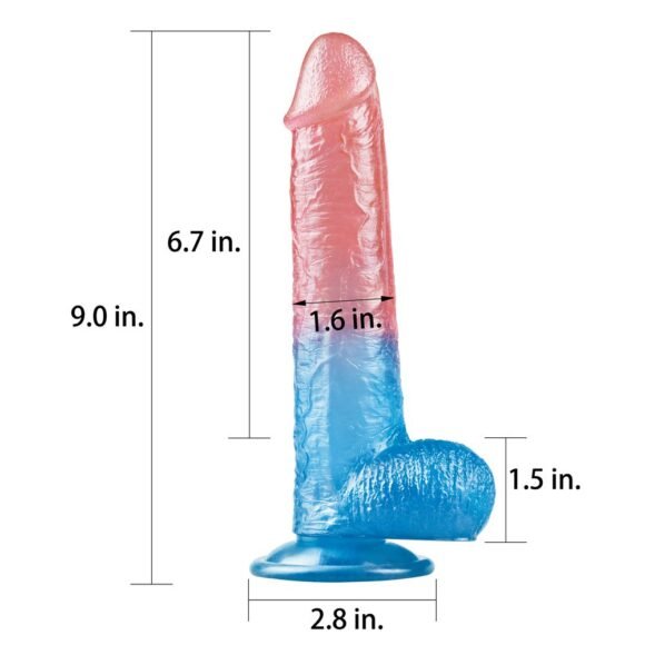Dildo Dazzle Studs 23cm LOVETOY LV318014 - Imagen 3