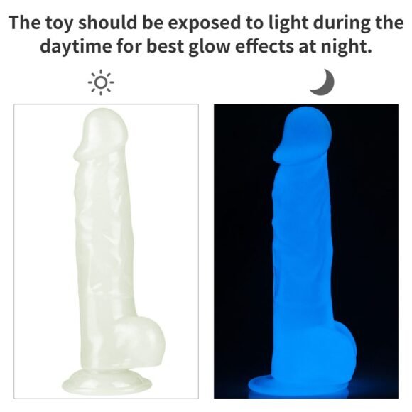 Dildo luminiscente Lumino 16,5cm LOVETOY LV319022 - Imagen 2