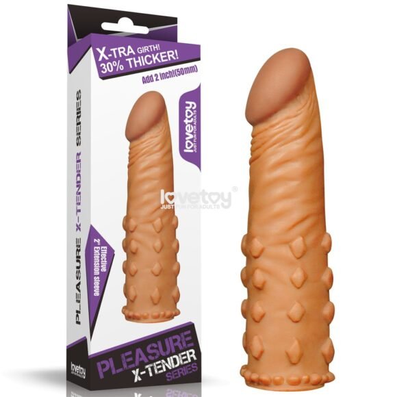 Funda para pene X-Tender +4cm LOVETOY LV1054B