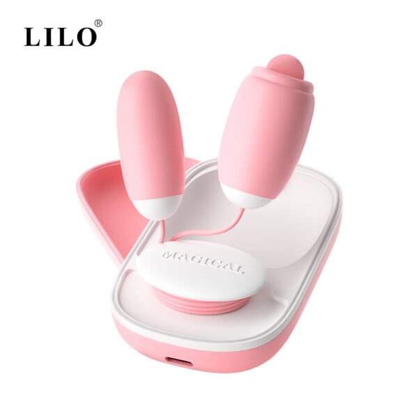 Huevo vibrador y lamedor con Caja magnetica MagicBox  LL-2304-B - Imagen 2