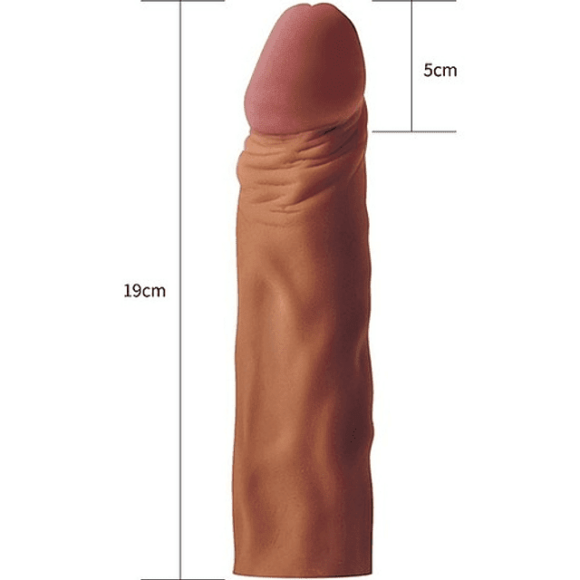 Funda para pene X-Tender +5cm LOVETOY LV1053B - Imagen 4