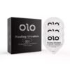Preservativos de látex Ultrafinos Doble lubricación 3 Uds OLO