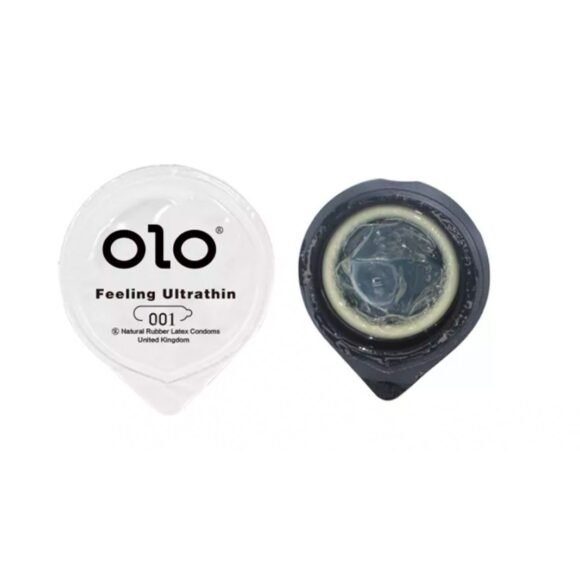 Preservativos de látex Ultrafinos Doble lubricación 3 Uds OLO - Imagen 2