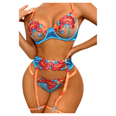 Conjunto de encaje XL N°3124