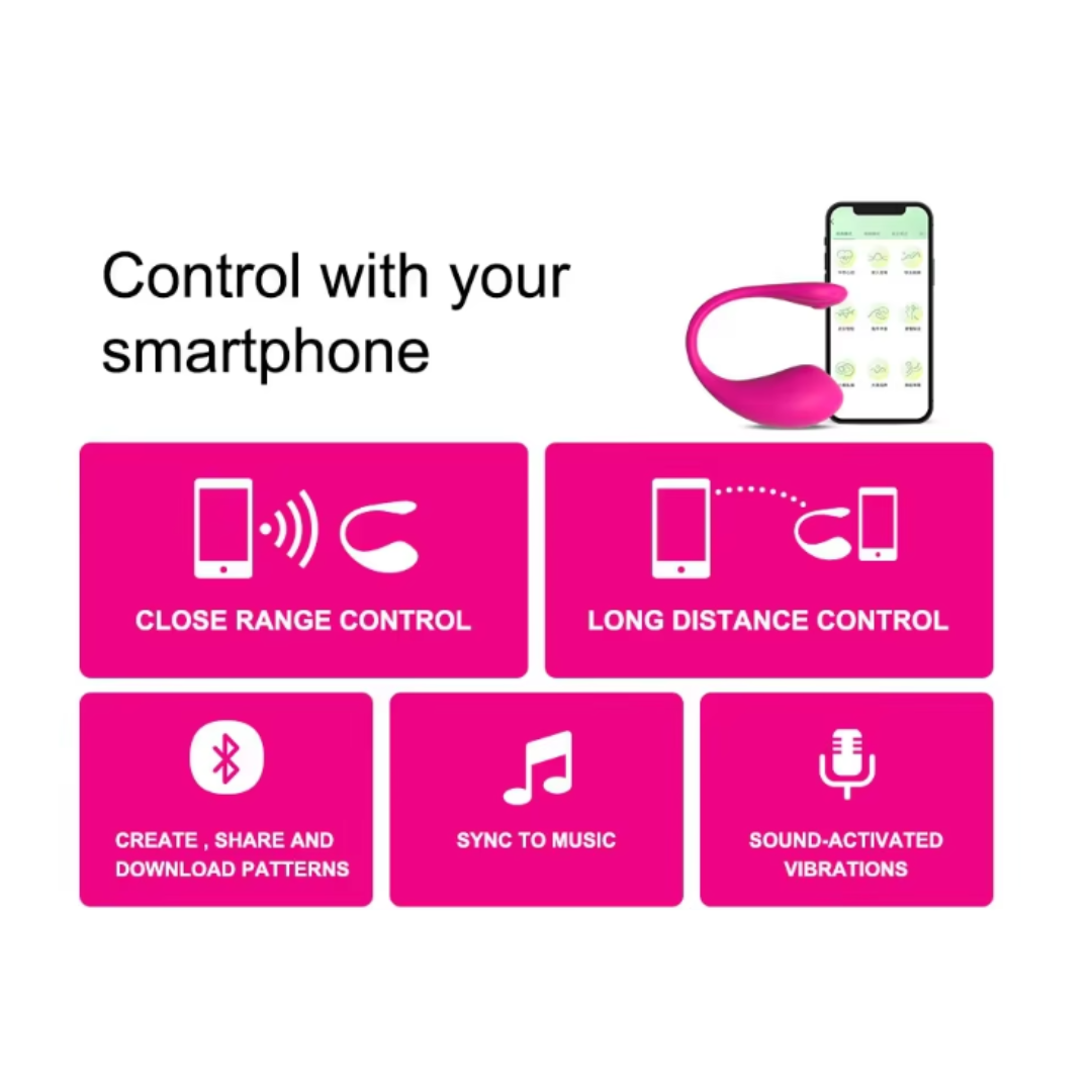 Vibrador a control APP Thalia MC38 - Imagen 6