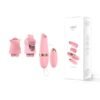 Vibrador Trio Pleasure con huevo y tres cabezales intercambiable LILO LL-A1912 - Imagen 2