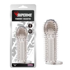 Funda para pene con textura+2,5cm RealMe CHISA CN-371620545