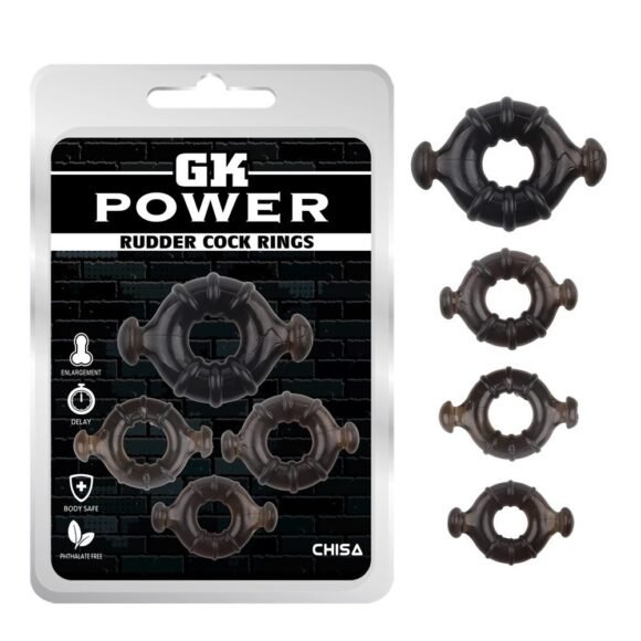 Kit 4 anillo para pene GKPower CHISA CN-370332163