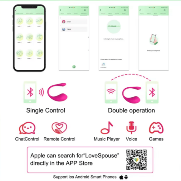 Vibrador a control APP MF1032 - Imagen 4