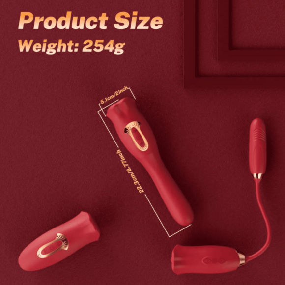Vibrador sexo oral Sasha Plus MF1030 - Imagen 7