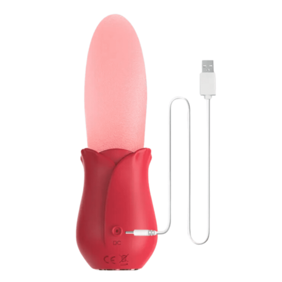 Rosa vibradora con lengua LickMe MF1028 - Imagen 4