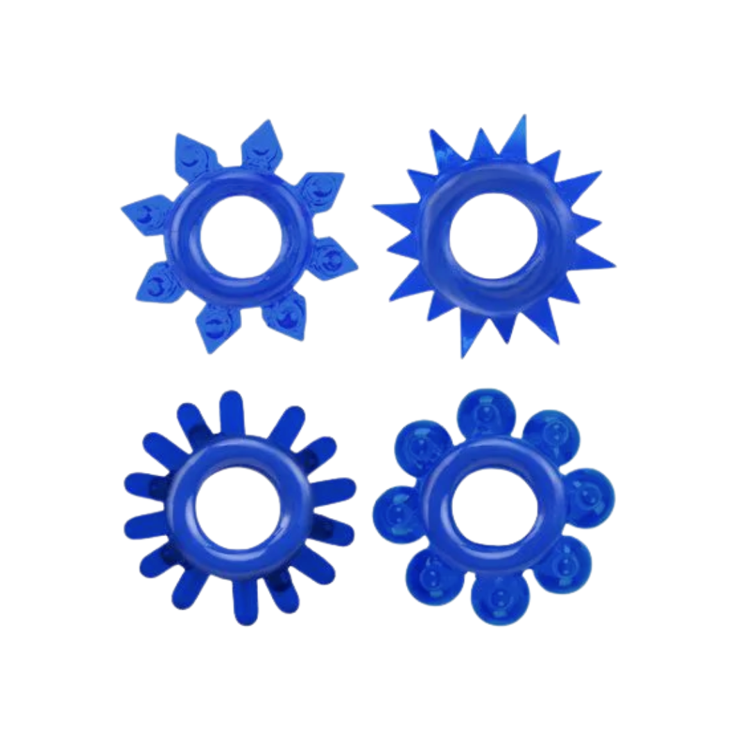 Kit 4 anillo para pene GetLock CHISA CN-330358236