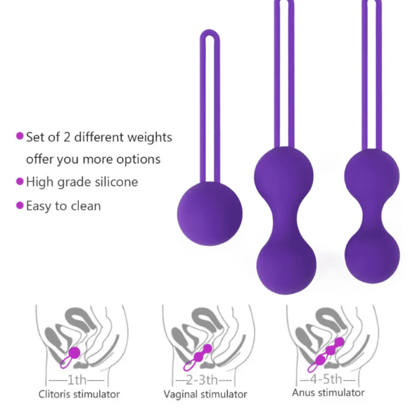 Set Bolas kegel Violet MF1034 - Imagen 3