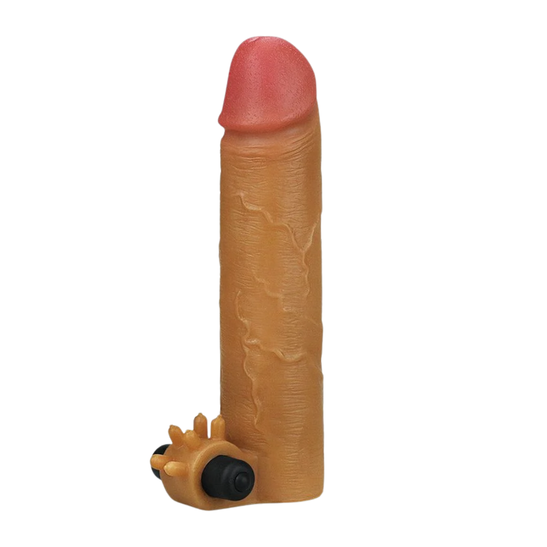 Funda para pene vibradora NatureExtender +5cm LOVETOY LV414101B