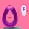 U Earcup anillo vibrador para pene X002S5274D - Imagen 2