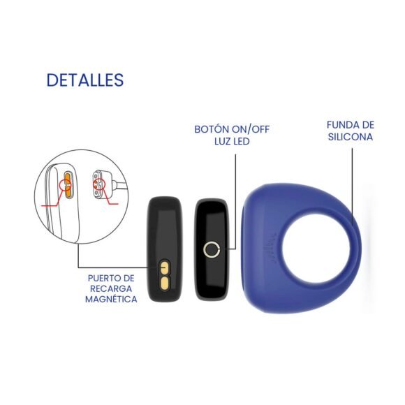 Anillo vibrador a distancia Magic Dante MagicMotion - Imagen 3