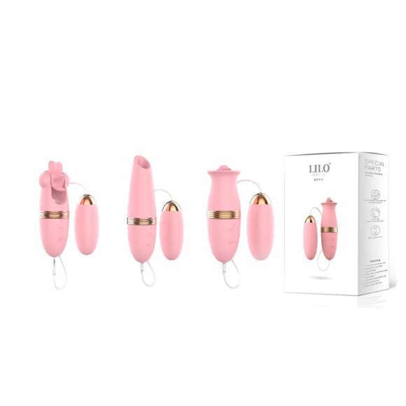 Vibrador doble con Huevo LILO LL-A1912-A-B-C