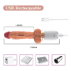 Vibrador hiperrealista telescópico con base Myster Hot  Z106 - Imagen 2