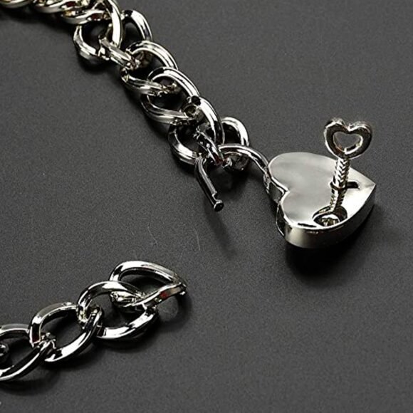 Collar candado de corazón RYWC-250-B - Imagen 3