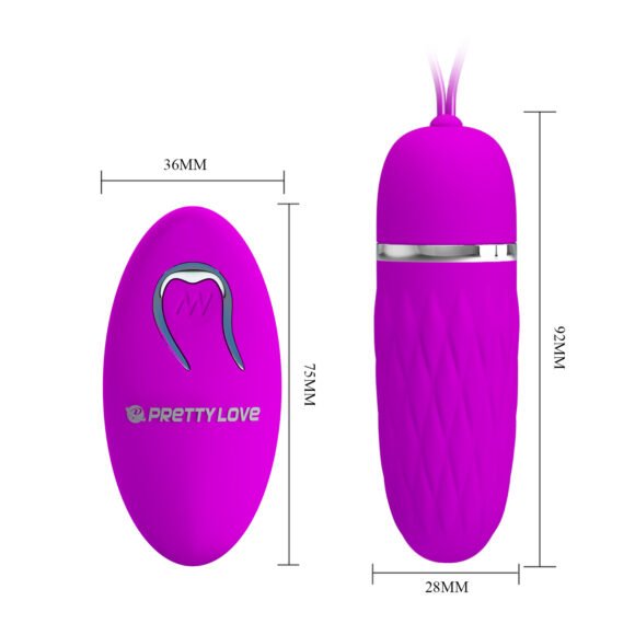 Bala Vibratoria Euphoria Wave PrettyLove BI-014404W - Imagen 5