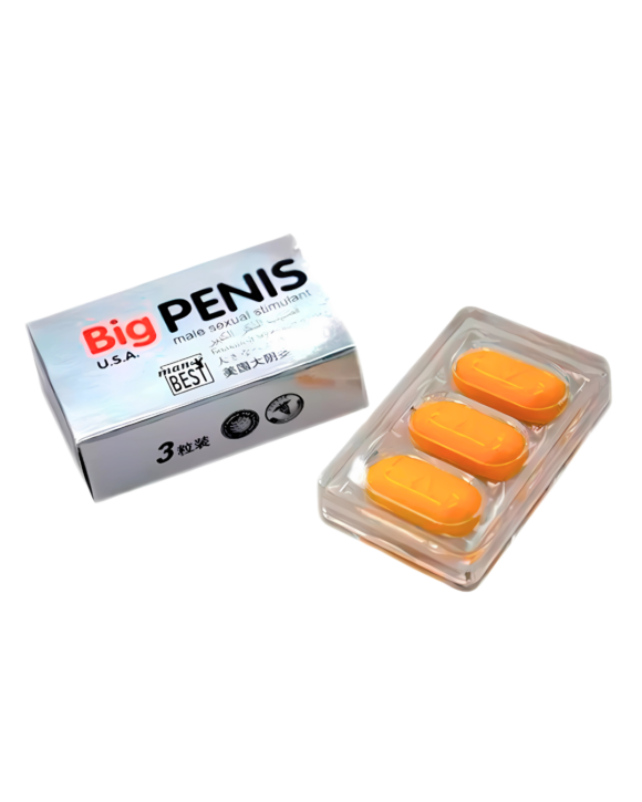 Estimulante sexual BigPenis 3 cápsulas