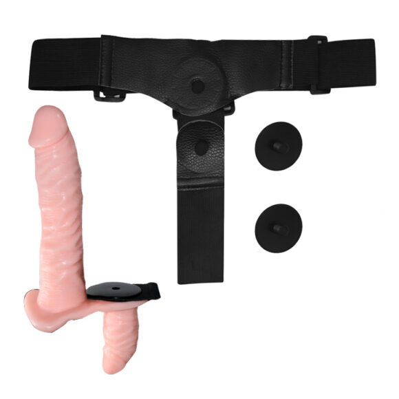 Arnés sexual con doble dildo y vibración a control PRETTYLOVE BW-022049 - Imagen 5