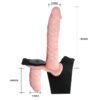 Arnés sexual con doble dildo y vibración a control PRETTYLOVE BW-022049 - Imagen 6