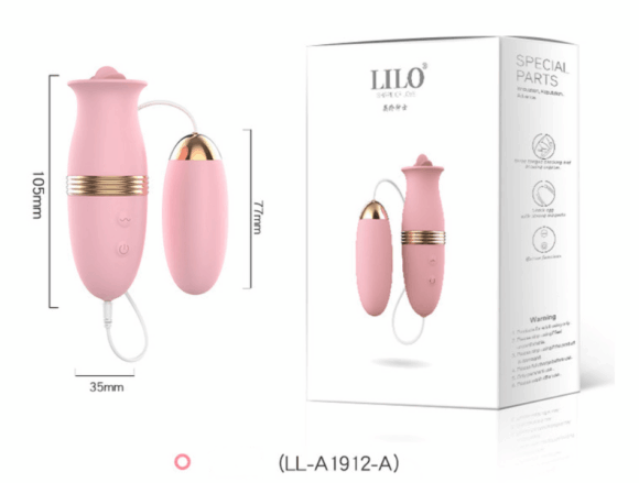 Vibrador con Huevo Rosado LILO LL-A1912-A-B-C - Imagen 4