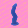 Dildo Curvo Basic Luv Azul – Chisa
