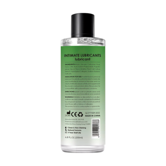 Lubricante intimo sabor mojito 200ml - BedGame - Imagen 3