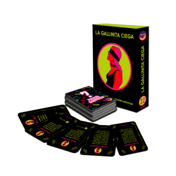 Juego de cartas "La Gallinita Ciega" El juego De Sensaciones Extremas