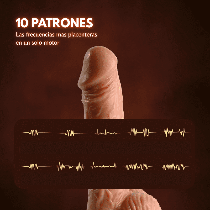 Dildo vibrador con control Zar LILO LL-B2102A - Imagen 6